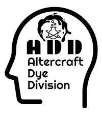 a black and white logo with the words altercraft dye division